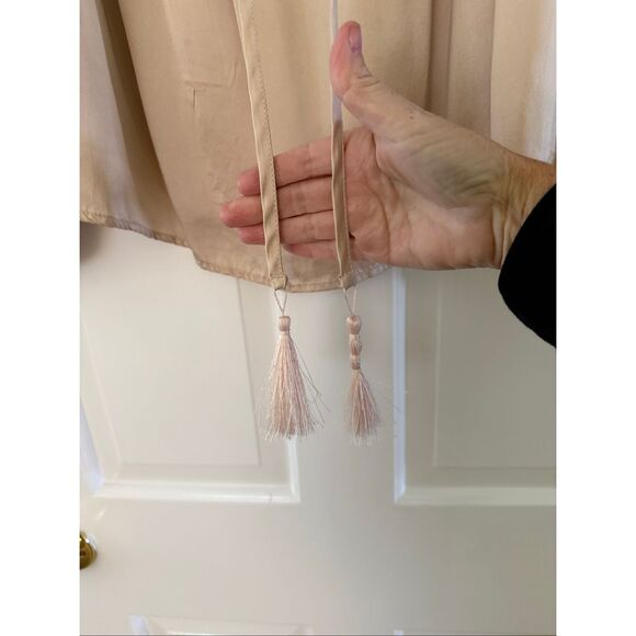 Flannel Australia Pink/Peach Silk Blouse - Picture 8 of 9